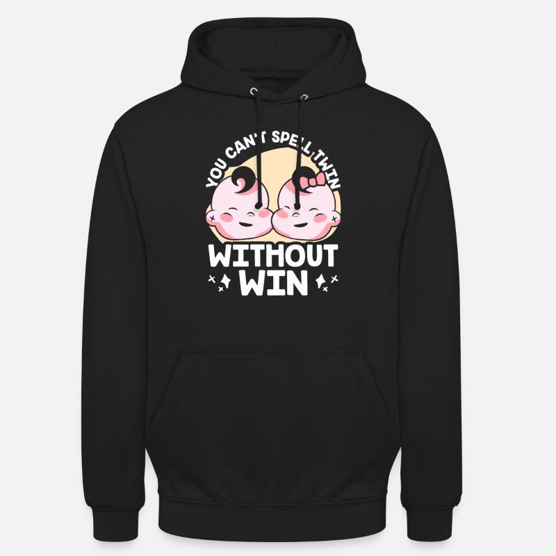 Gémeaux Humour Sarcastique Gémeaux Drôle - Sweat-shirt à capuche unisexe - noir