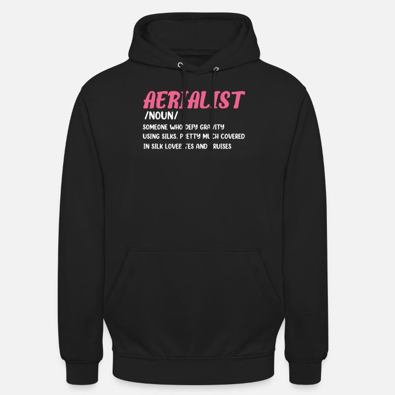 Luftseide - Unisex Hoodie - Schwarz