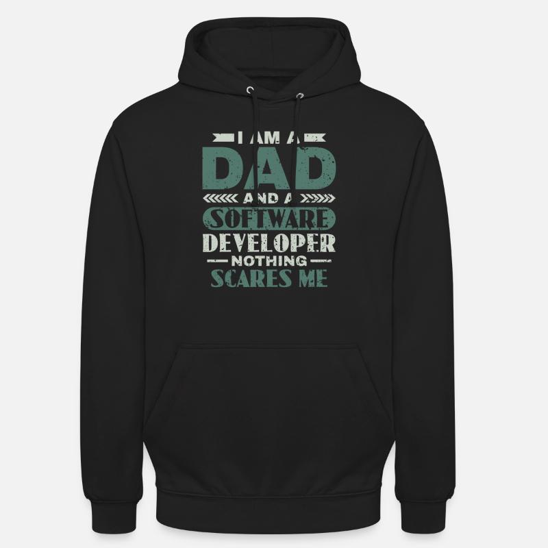 Software Developer Dad - Software Programmierer - Unisex Hoodie - Schwarz