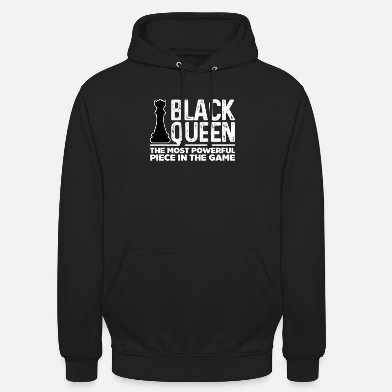 Échiquier d’échecs Checkmate Joueur d’échecs - Sweat-shirt à capuche unisexe - noir