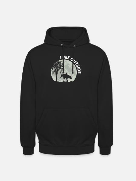 I Pee Outside Dog - Unisex Hoodie - black