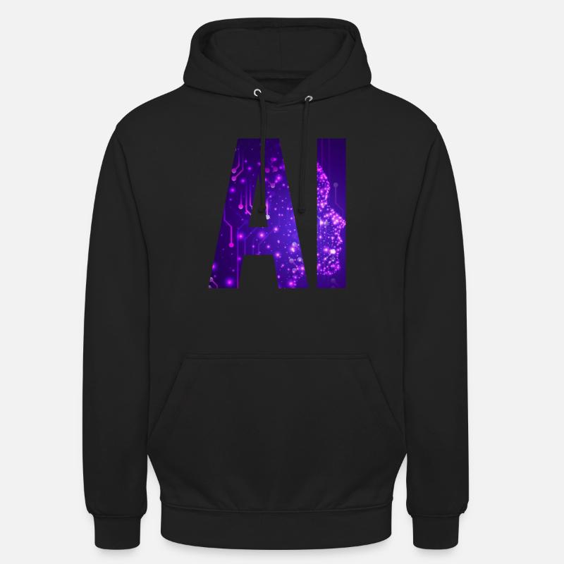 AI Artificial Intelligence - Unisex Hoodie - black
