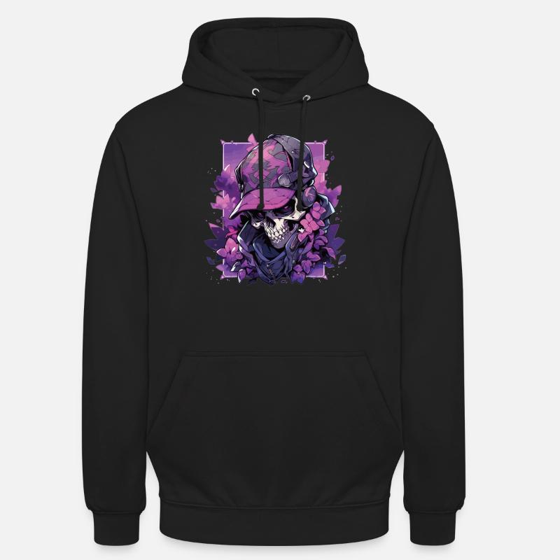 Skull Skull Skulls Skull Skeleton - Unisex Hoodie - black