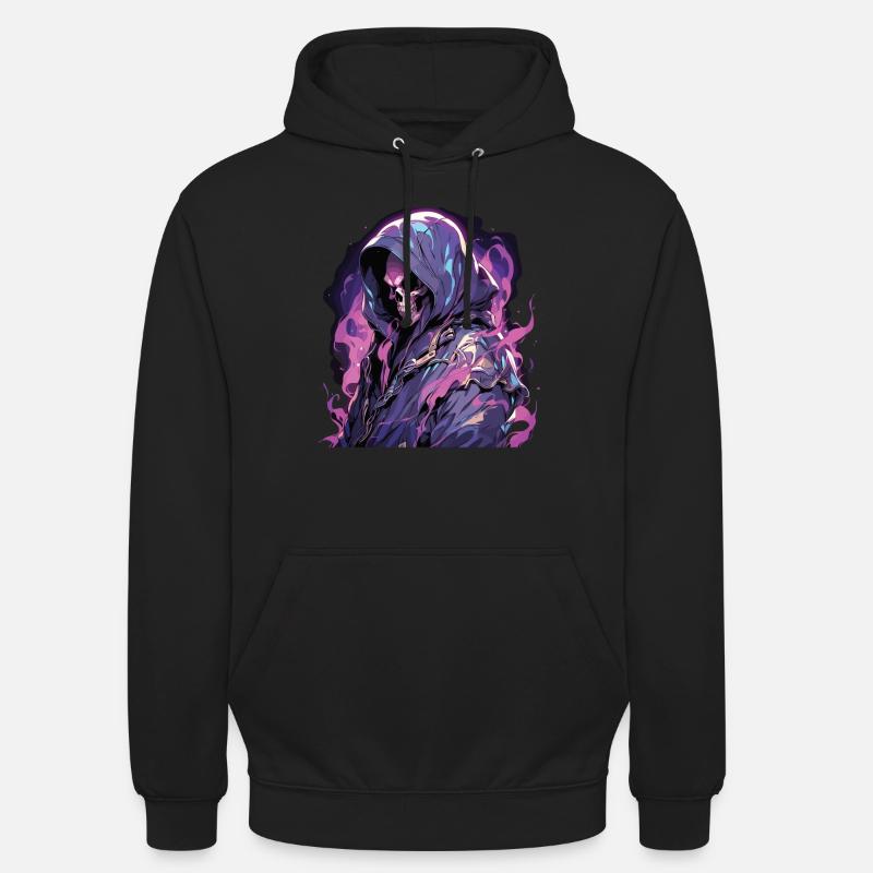 Crâne Crâne Crânes Crâne Squelette - Sweat-shirt à capuche unisexe - noir