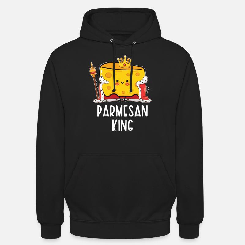 Parmesan - Sweat-shirt à capuche unisexe - noir