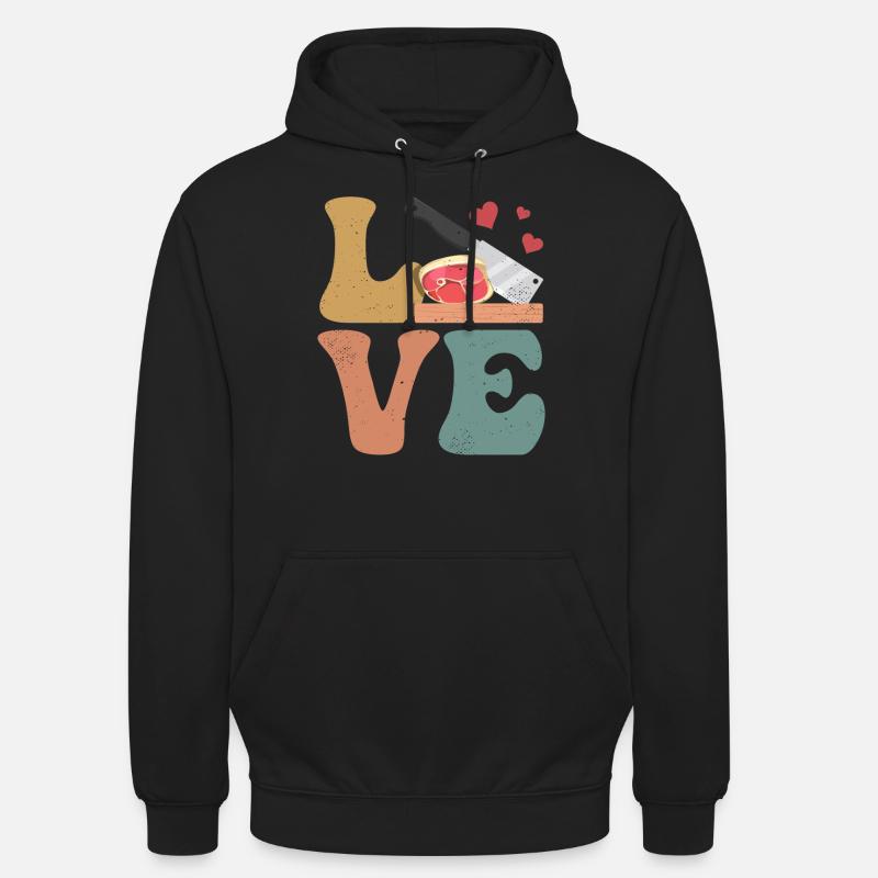 Fleischer-Fleischbeil - Unisex Hoodie - Schwarz