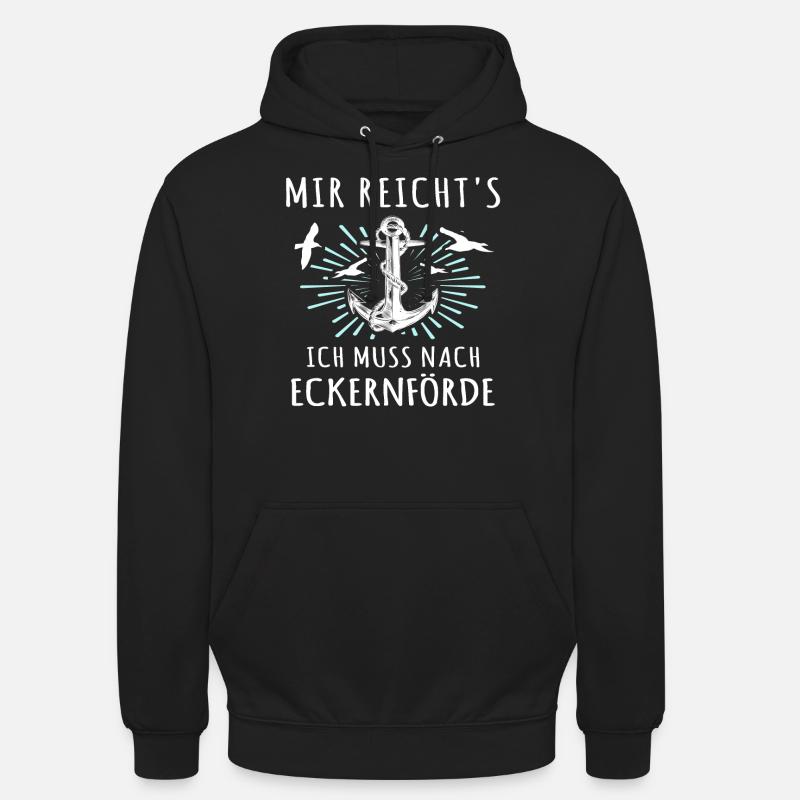 Eckernförde Eckernförder - Unisex Hoodie - Schwarz