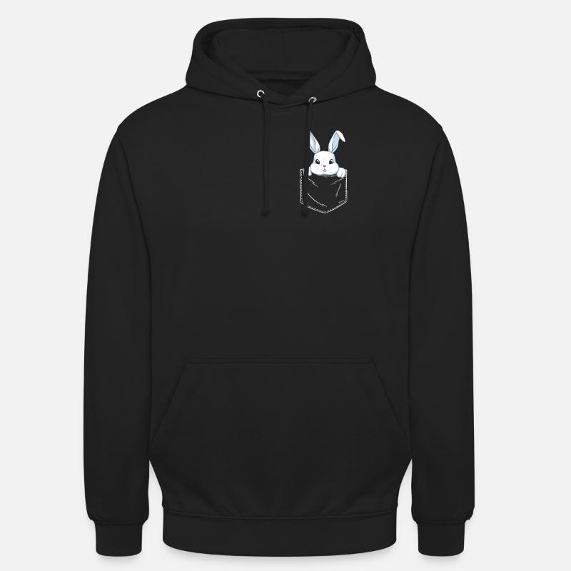 Rabbit Rabbit Rabbit Pet - Unisex Hoodie - black