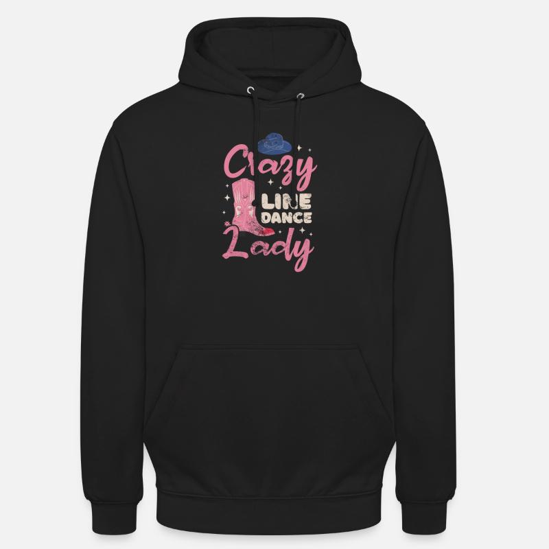 Linedance - Unisex Hoodie - Schwarz