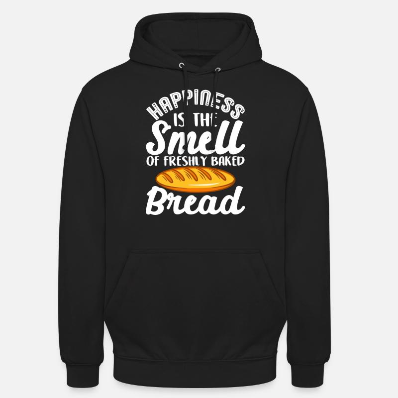 Funny bread baking baker - Unisex Hoodie - black