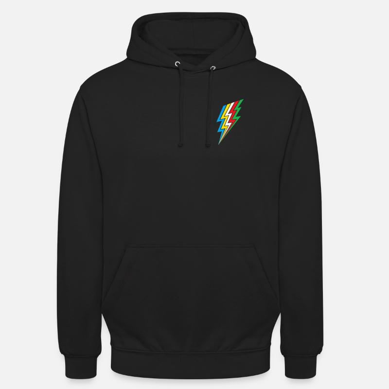 Behinderungsflaggen -Blitzbehinderung Stolz - Unisex Hoodie - Schwarz