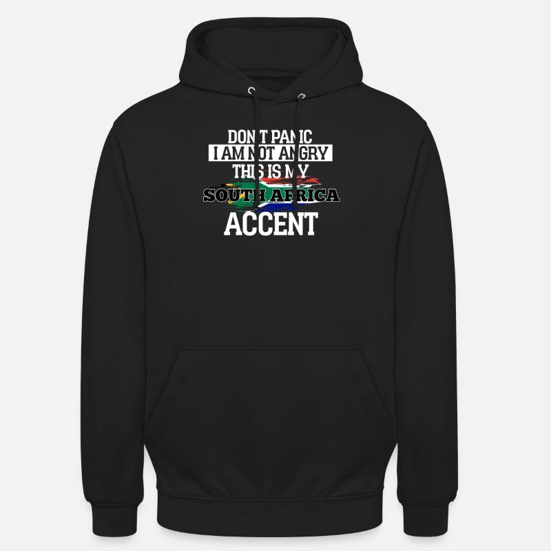 Afrique du Sud - Sweat-shirt à capuche unisexe - noir