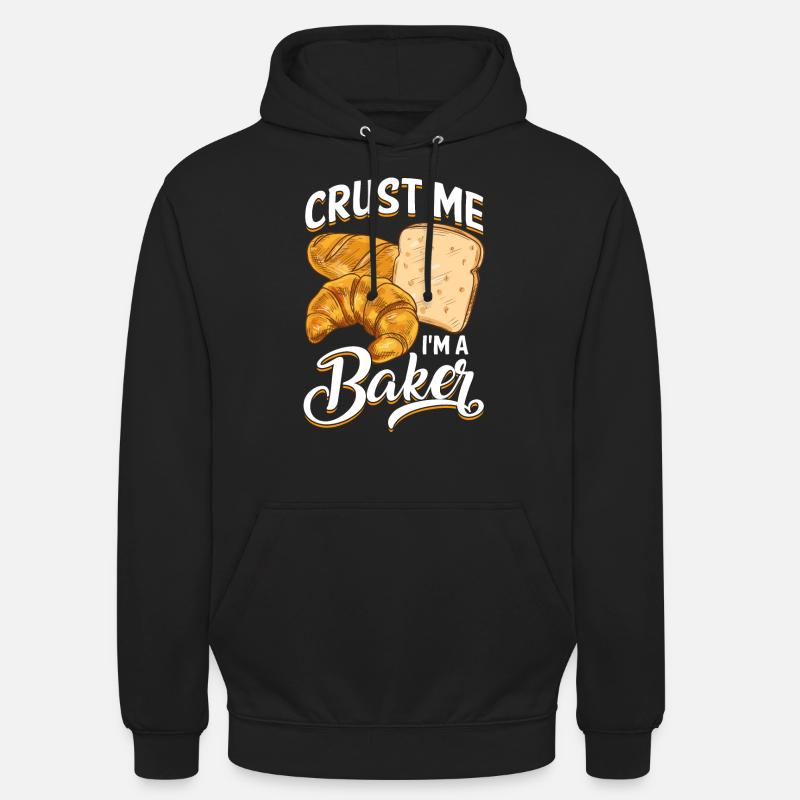 Funny bread baking baker - Unisex Hoodie - black
