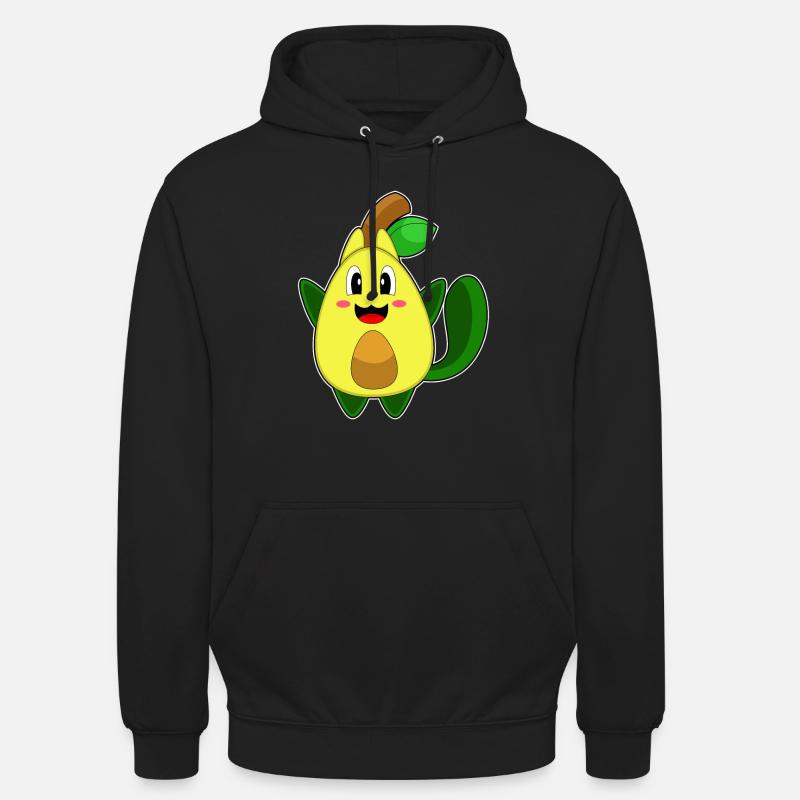 Avocat de chat - Sweat-shirt à capuche unisexe - noir