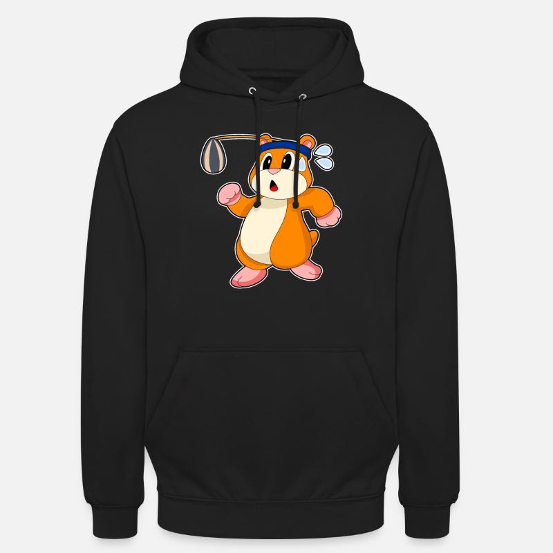 Graines de hamster - Sweat-shirt à capuche unisexe - noir