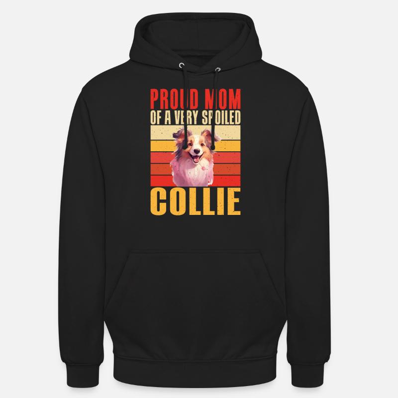 Cadeaux Collie - Sweat-shirt à capuche unisexe - noir