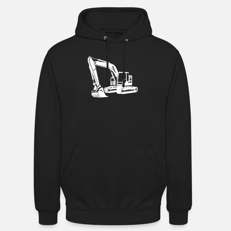 Baggerfuehrer Baggerfahrer - Unisex Hoodie - Schwarz