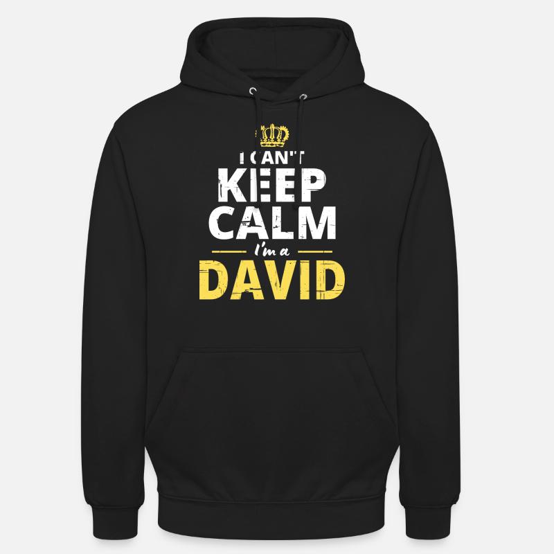 Ich bin ein David - Unisex Hoodie - Schwarz