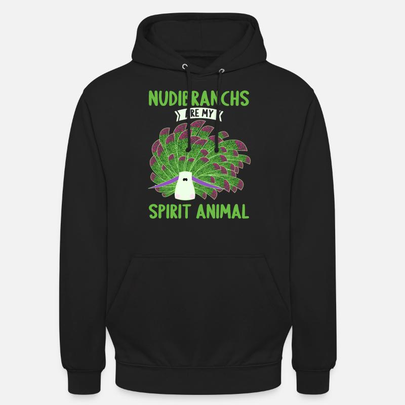 Nudibranches nudibranches - Sweat-shirt à capuche unisexe - noir