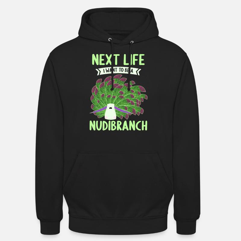 Nudibranches nudibranches - Sweat-shirt à capuche unisexe - noir