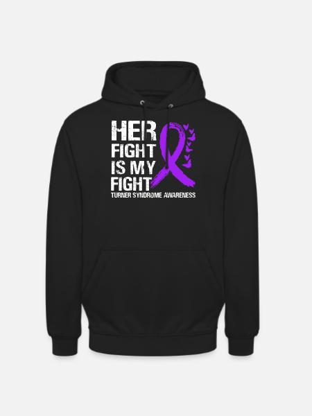 Fight against Turner syndrome - Unisex Hoodie - black