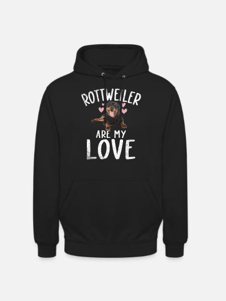 Cadeaux Rottweiler - Sweat-shirt à capuche unisexe - noir