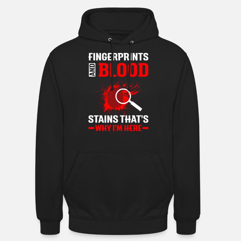 Funny Forensic Scientist Science - Unisex Hoodie - black
