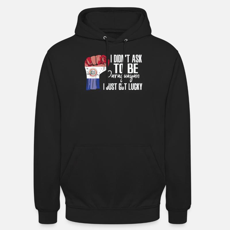 Fierté paraguayenne Drapeau paraguayen - Sweat-shirt à capuche unisexe - noir