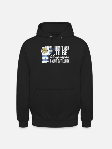 Fierté uruguayenne Drapeau uruguayen - Sweat-shirt à capuche unisexe - noir