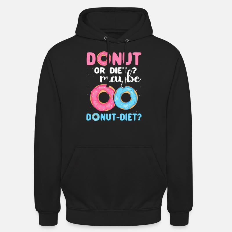 Donut Diät Doughnuts - Unisex Hoodie - Schwarz