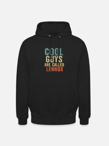 Cool guys are called lennox - Unisex Hoodie - black