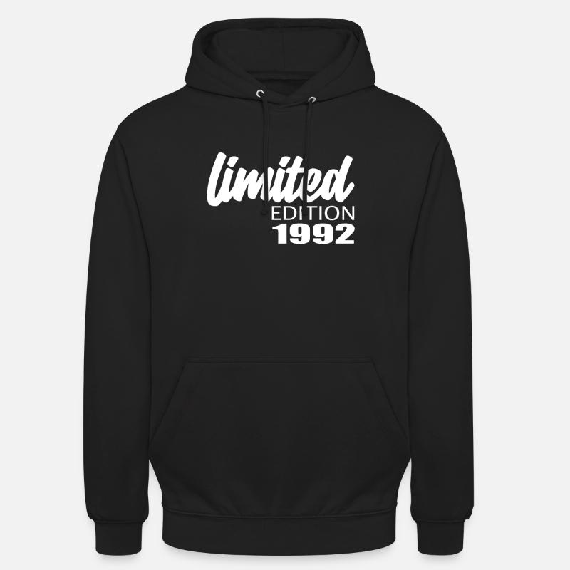 Edition limitée 1992 - Sweat-shirt à capuche unisexe - noir
