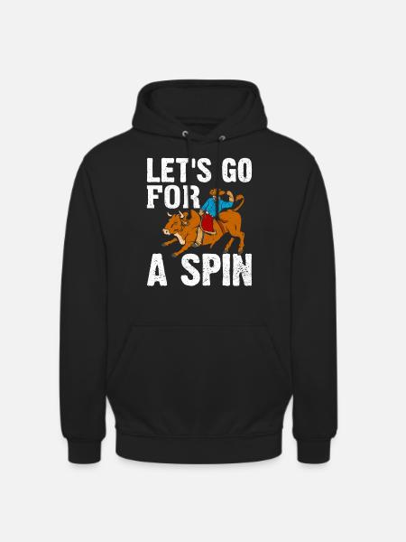 Stierreiter Stierreitender Cowboy - Unisex Hoodie - Schwarz