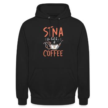 STNA Staatlich geprüfte Pflegeassistentin - Unisex Hoodie - Schwarz - Vorne - Alina (178cm) & Michal (187cm)