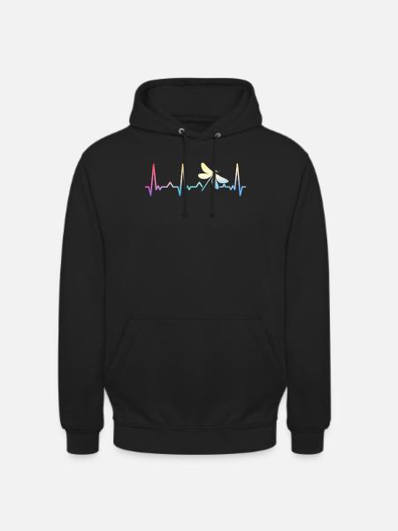 libellule libellules insectes nature - Sweat-shirt à capuche unisexe - noir