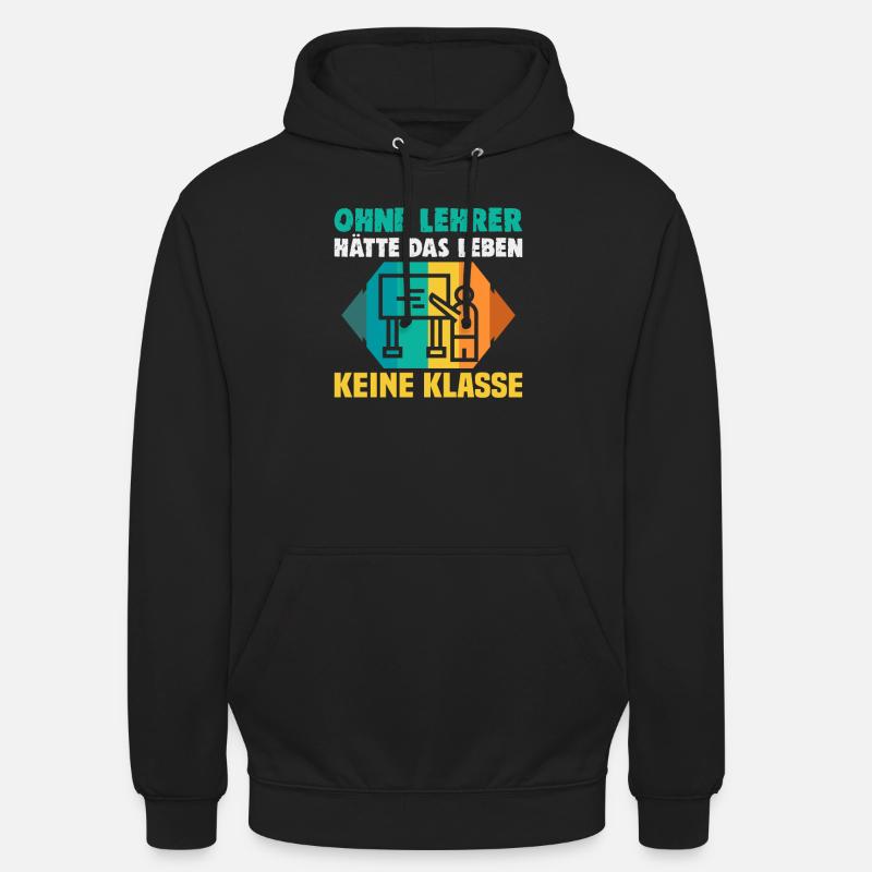Bester Lehrer Rente Geschenkidee Schüler - Unisex Hoodie - Schwarz