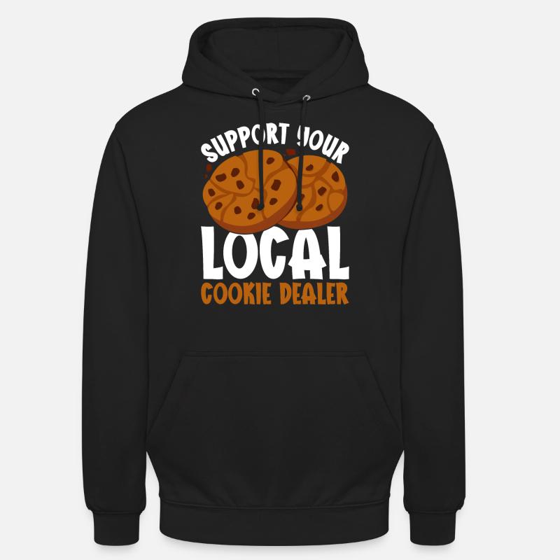 Recruteur de biscuits - Sweat-shirt à capuche unisexe - noir
