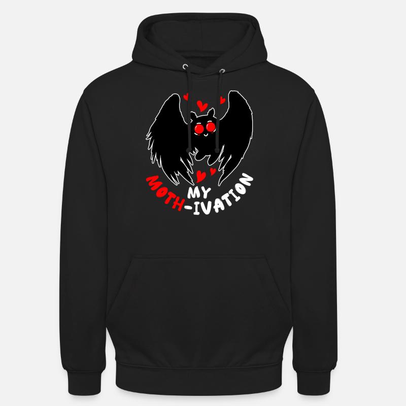 Cryptozoologie de Mothman Crypttide - Sweat-shirt à capuche unisexe - noir