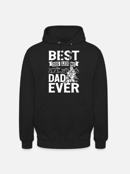 Mushing Dog Sledding Musher - Unisex Hoodie - black