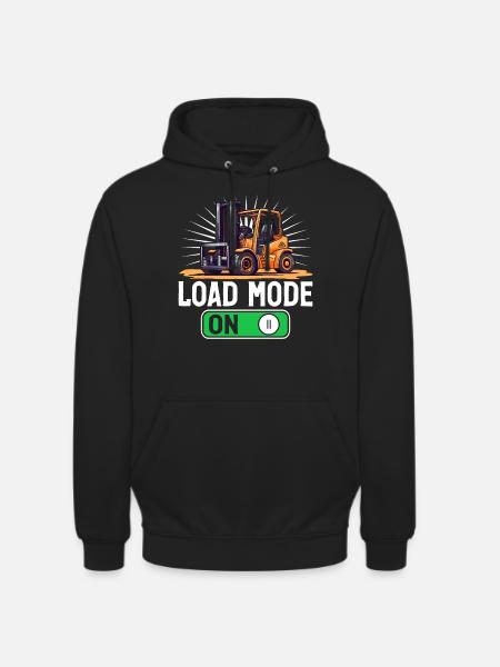 Gabelstaplerfahrer Gabelstaplerfahrer - Unisex Hoodie - Schwarz