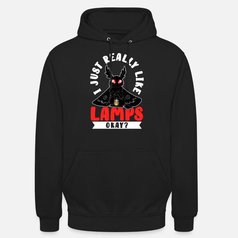 Cryptozoologie de Mothman Crypttide - Sweat-shirt à capuche unisexe - noir