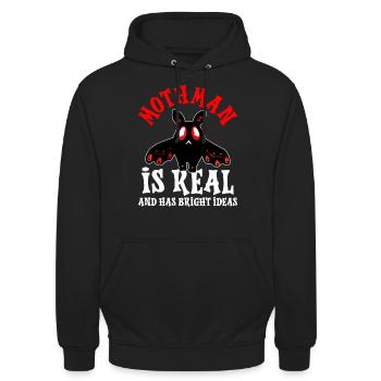 Cryptid Cryptozoology - Unisex Hoodie - black - Front - Alina (178cm) & Michal (187cm)