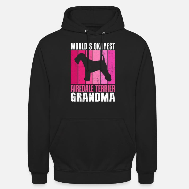 Cadeaux Airedale Terrier - Sweat-shirt à capuche unisexe - noir