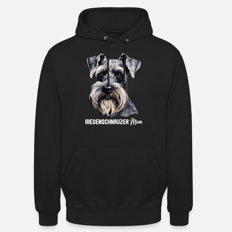 Schnauzer géant - Sweat-shirt à capuche unisexe - noir