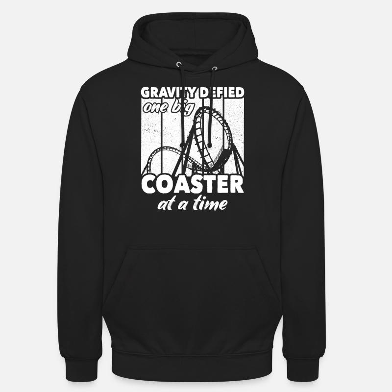 Roller Coaster Roller Coaster Riders - Unisex Hoodie - black