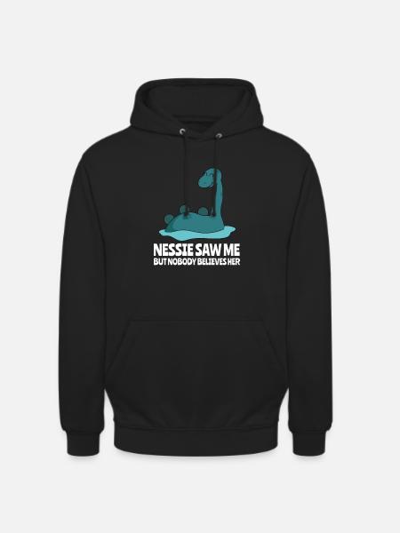 Funny Nessie Monster of Loch Ness Monsters - Unisex Hoodie - black