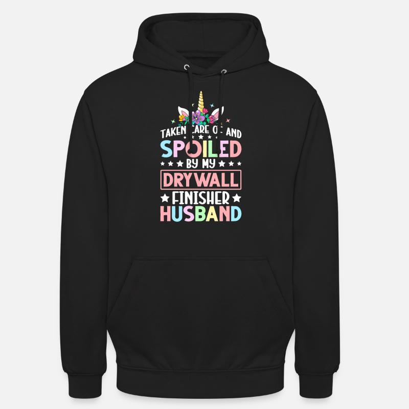 Drywall Builder Drywall Construction Machine - Unisex Hoodie - black