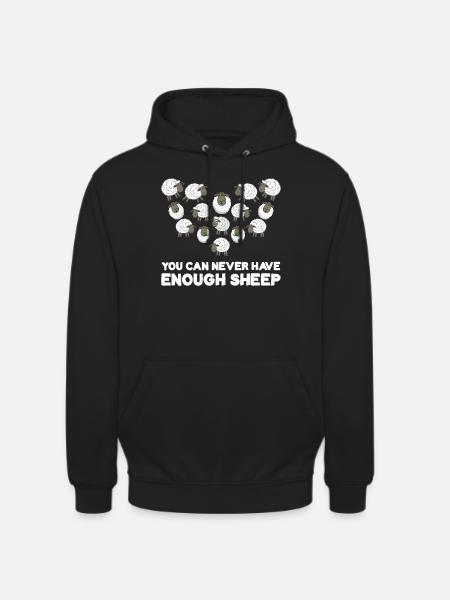 Sheep Heart Shepherd - Unisex Hoodie - black