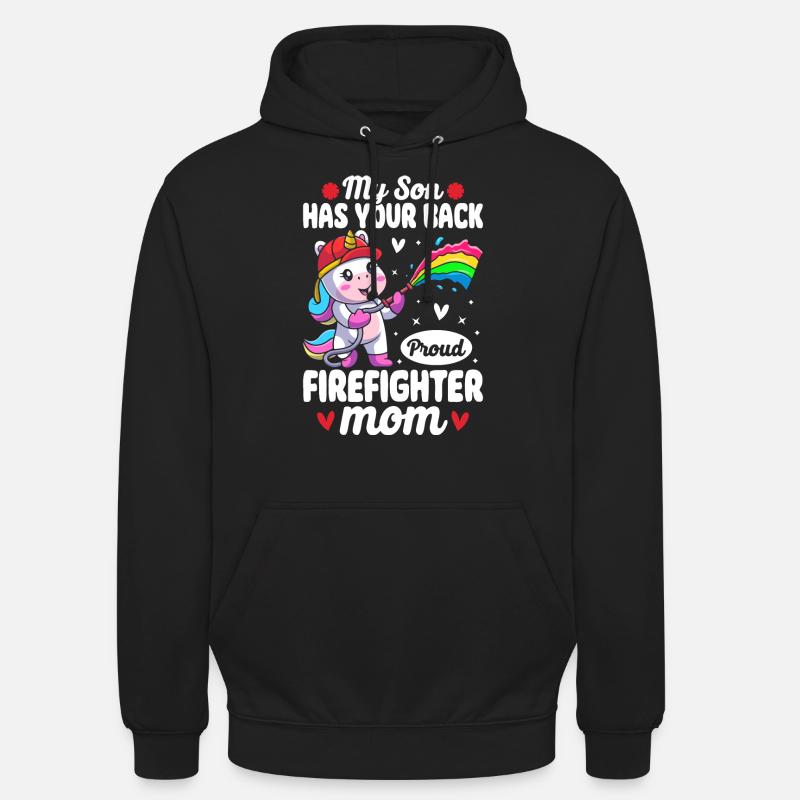 Fire Brigade Mom - Unisex Hoodie - black