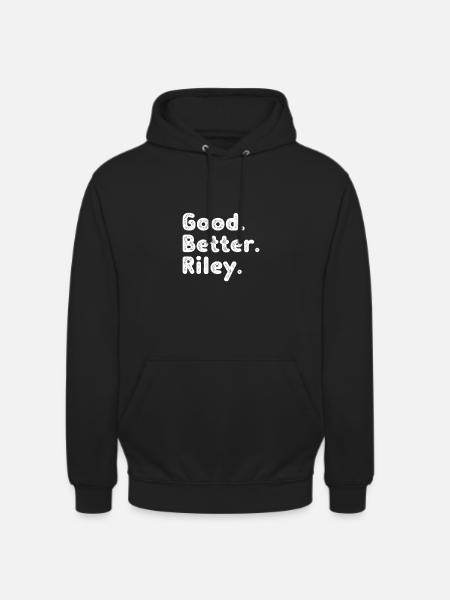 Good better Riley - Unisex Hoodie - Schwarz